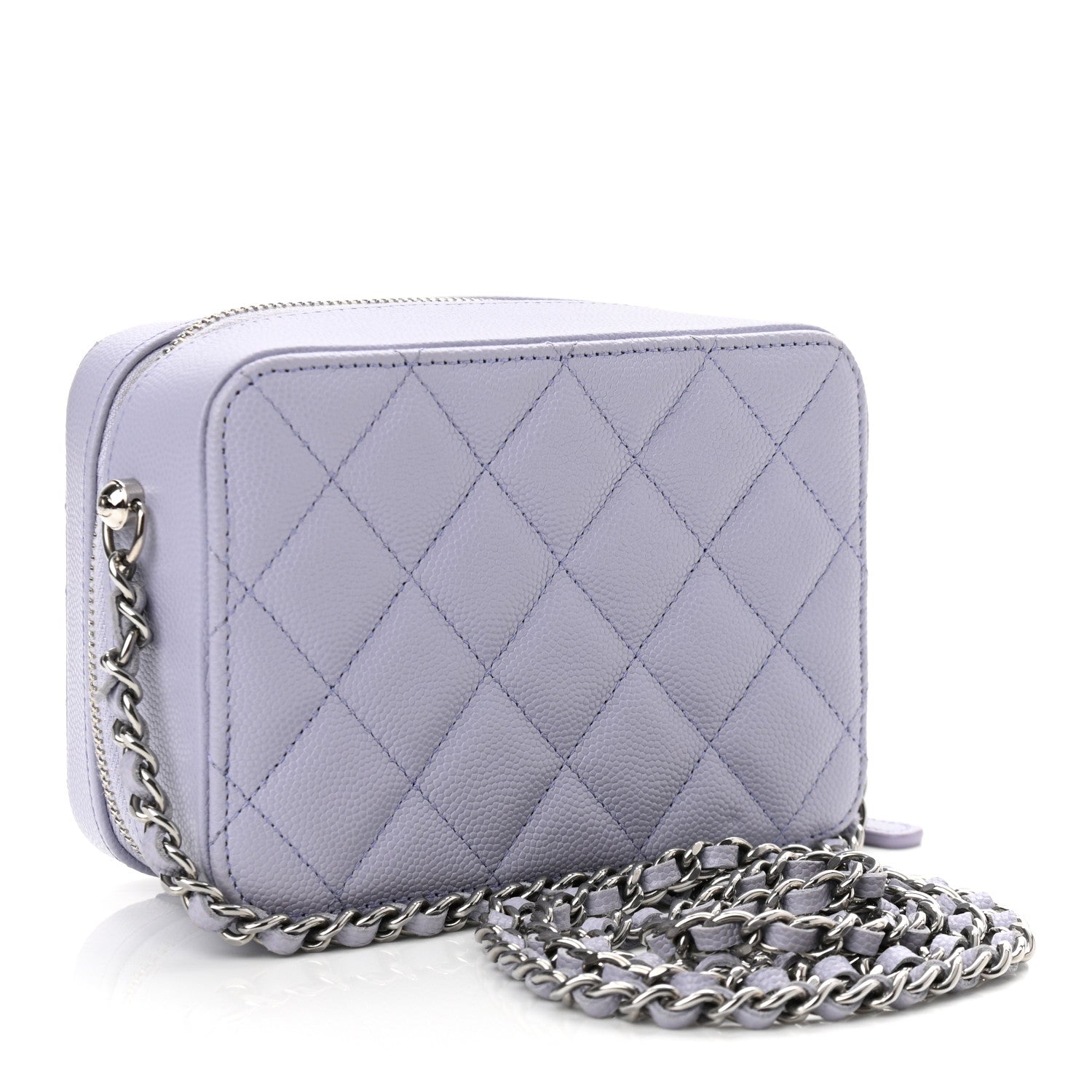 Chanel Caviar Quilted Camera Bag Light Purple 3 of 10