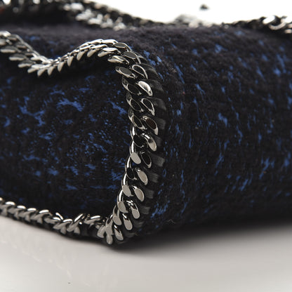 Stella McCartney Tweed Small Falabella Fold Over Tote Royal Blue 7 of 9