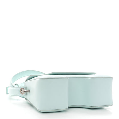 Off-White Calfskin Burrow 22 Shoulder Bag Light Blue 4 of 9