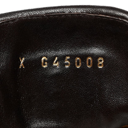 Chanel Shiny Calfskin CC Loafers 40 Dark Brown 7 of 9