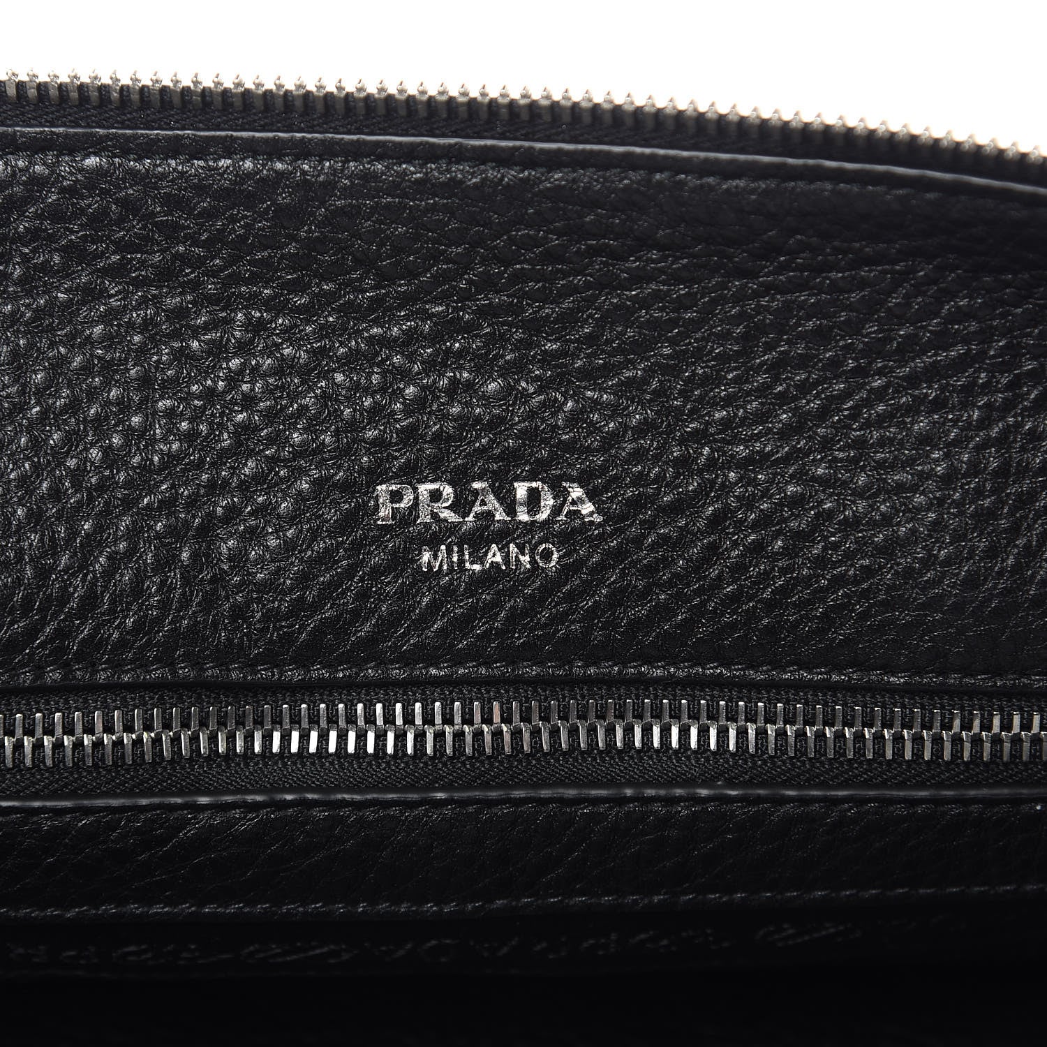 Prada Vitello Phenix Tote Black 6 of 10