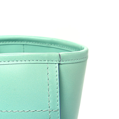 Chanel Shaded Calfskin Small Deauville Tote Light Green Turquoise Purple 15 of 15