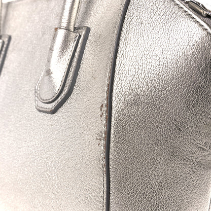 Givenchy Metallic Sugar Goatskin Small Antigona Silver 18 of 18