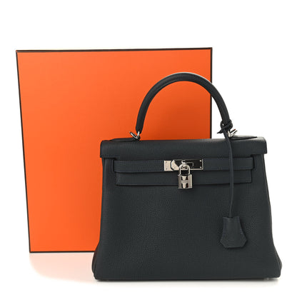 Hermes Togo Kelly Retourne 28 Vert Rousseau 11 of 11