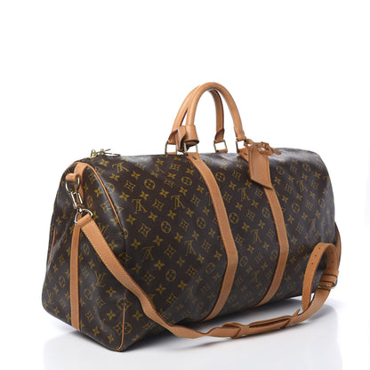 Louis Vuitton Monogram Keepall Bandouliere 55 3 of 14