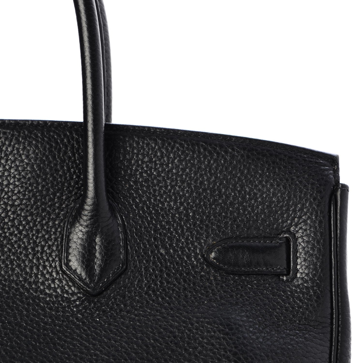 Hermes Taurillon Clemence Birkin 35 Black 30 of 36