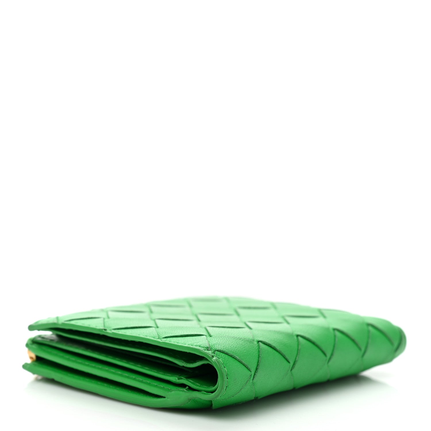 Bottega Veneta Nappa Intrecciato Bifold Zip Wallet Parakeet 3 of 6