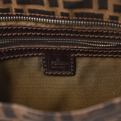 Fendi Zucca Small Tote Tobacco 8 of 9