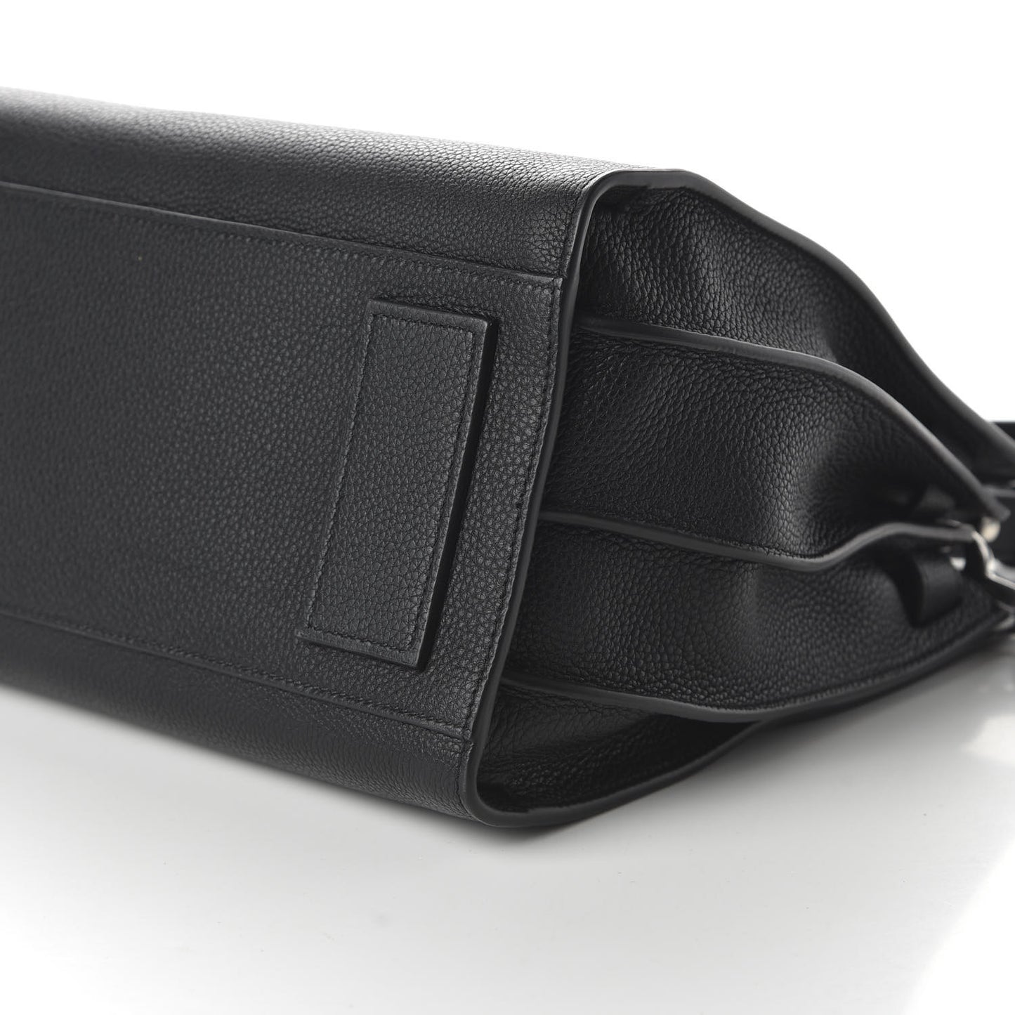 Grained Calfskin Small Supple Sac De Jour Black