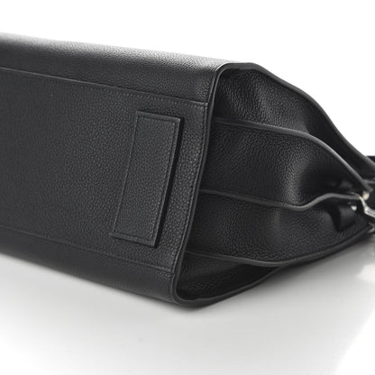 Saint Laurent Grained Calfskin Small Supple Sac De Jour Black 8 of 11