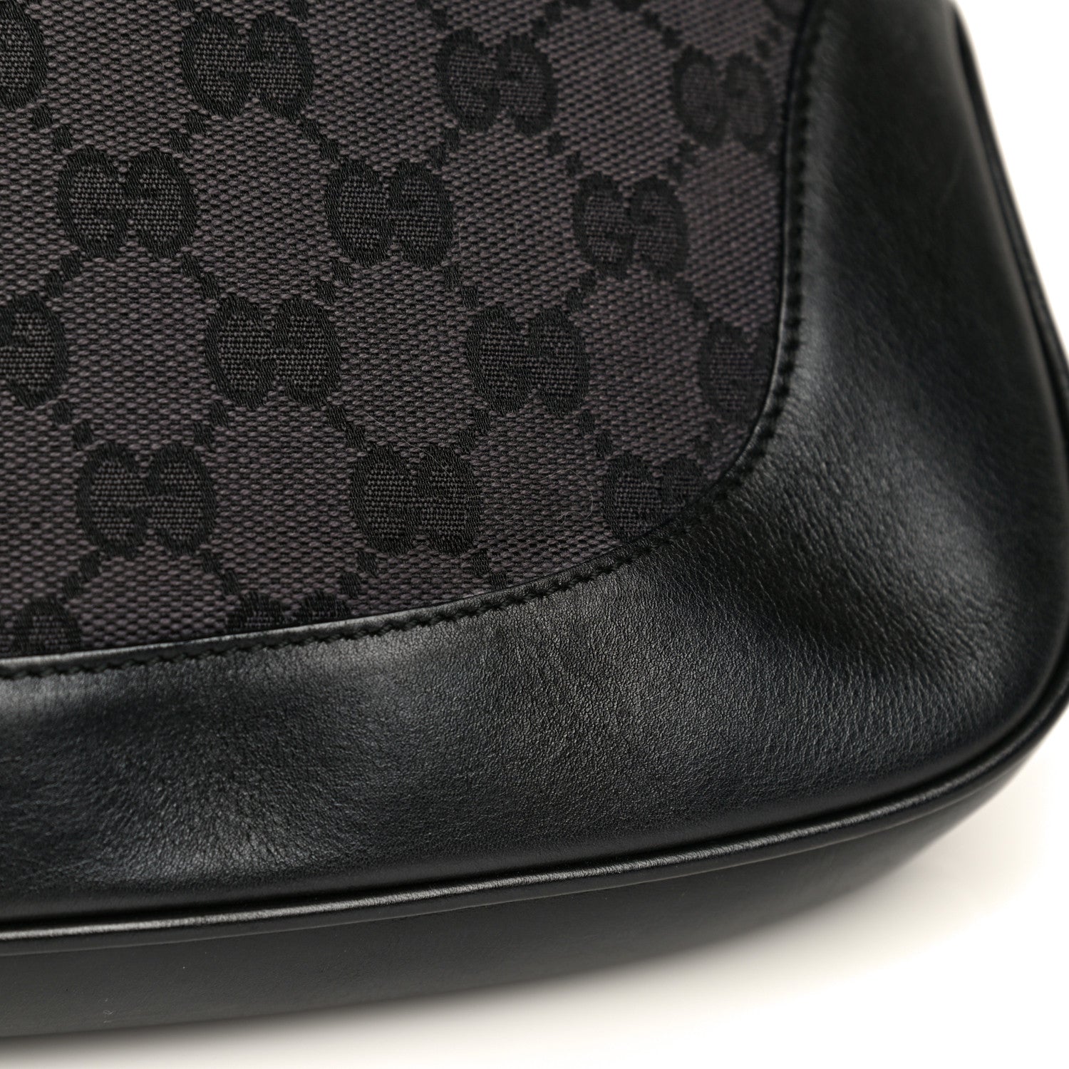 Gucci Monogram Small Jackie O Hobo Black 23 of 24
