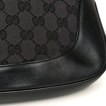 Gucci Monogram Small Jackie O Hobo Black 23 of 24