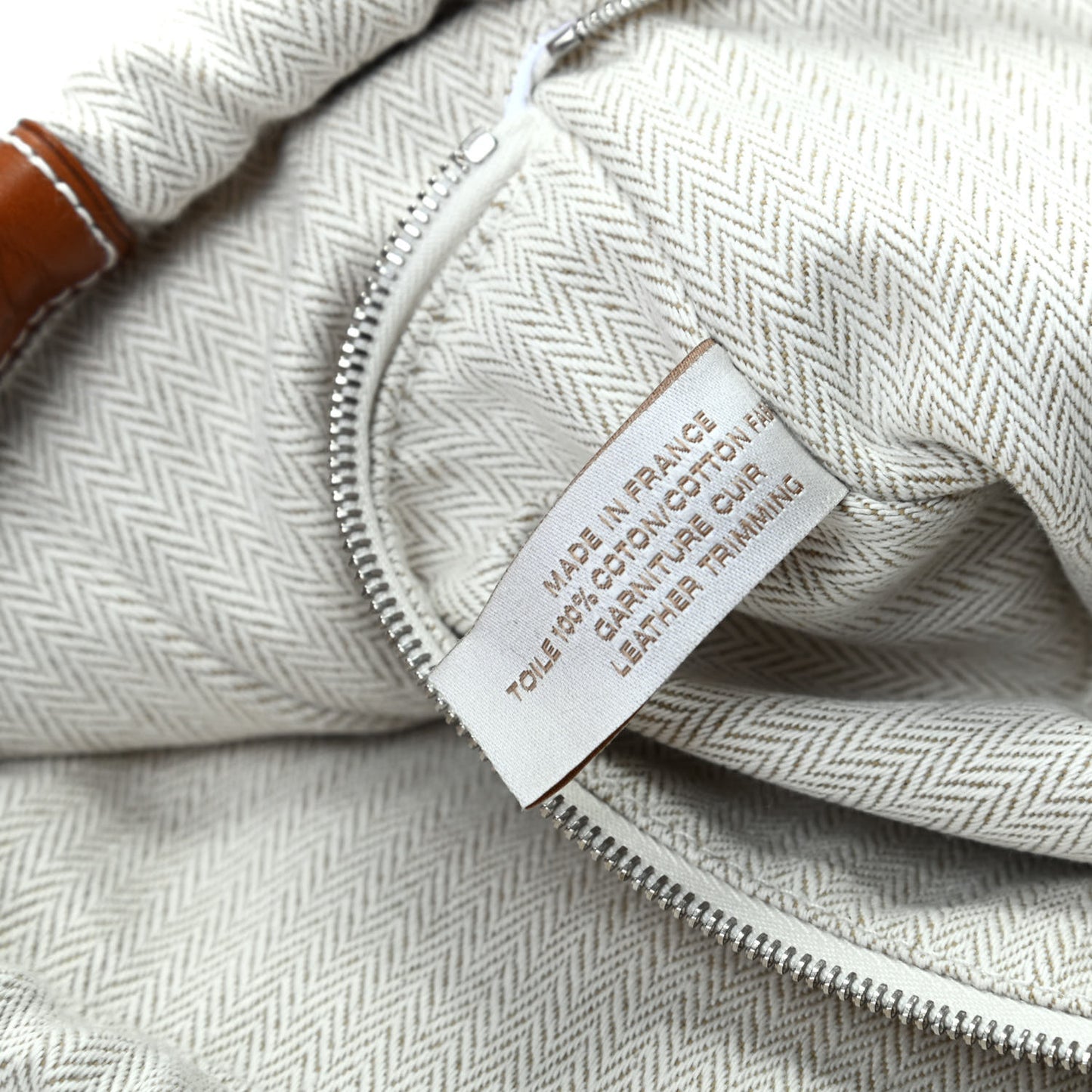 Canvas Barenia Fourbi 25 MM Pouch Naturel Fauve