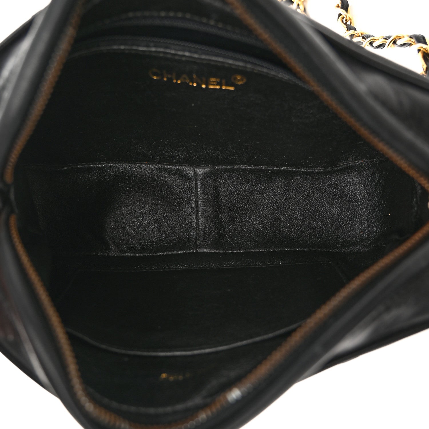 Chanel Lambskin Quilted Tassel Camera Case Black 5 of 12