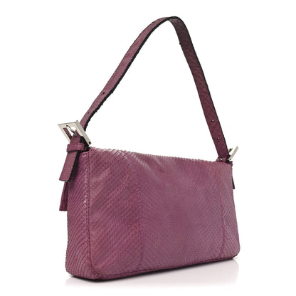 Fendi Snakeskin Baguette Pink 3 of 11