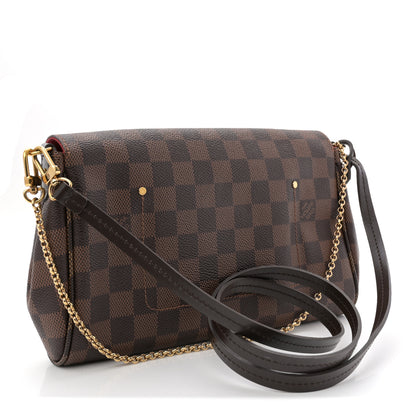 Louis Vuitton Damier Ebene Favorite MM 3 of 10