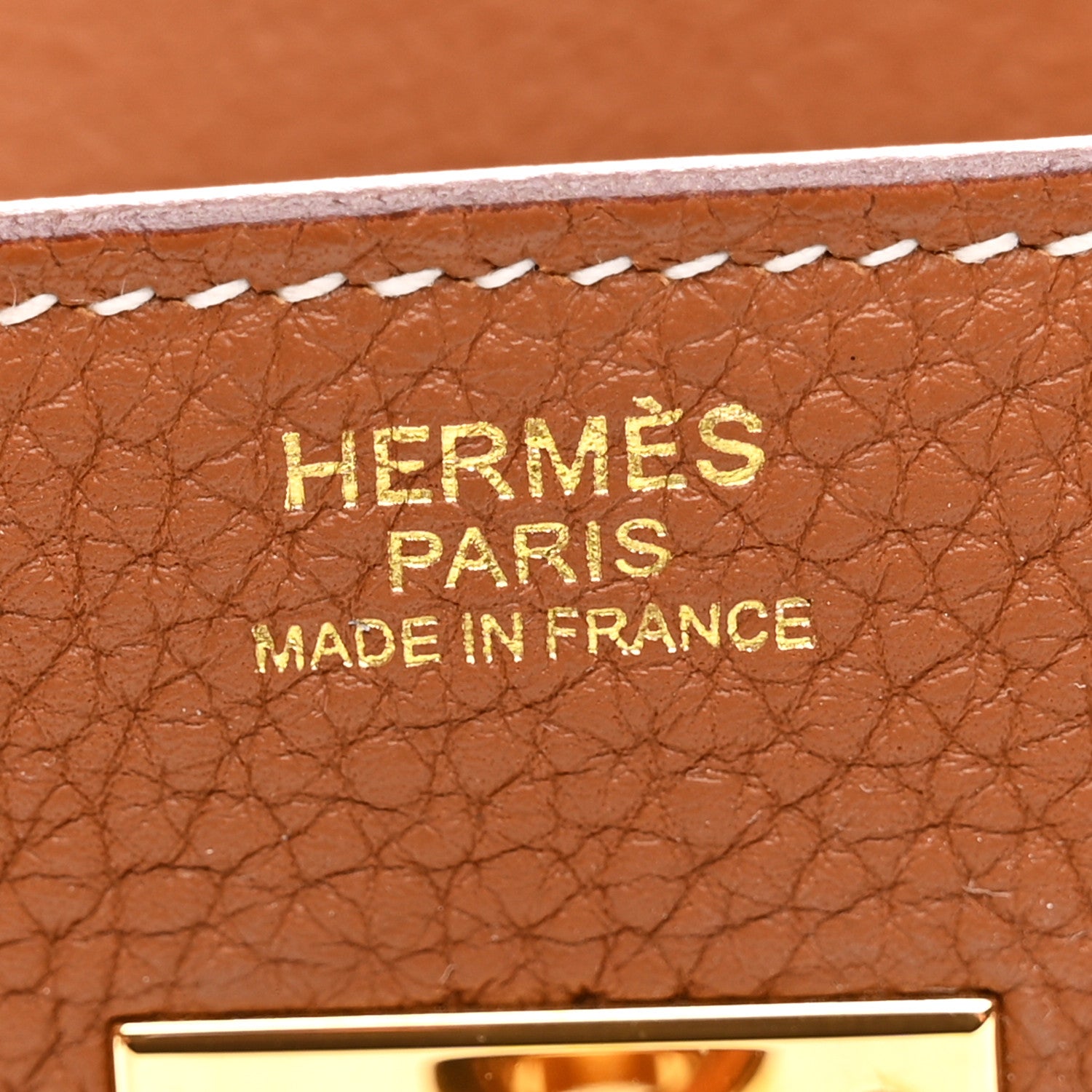 Hermes Togo Birkin 30 Gold 6 of 11