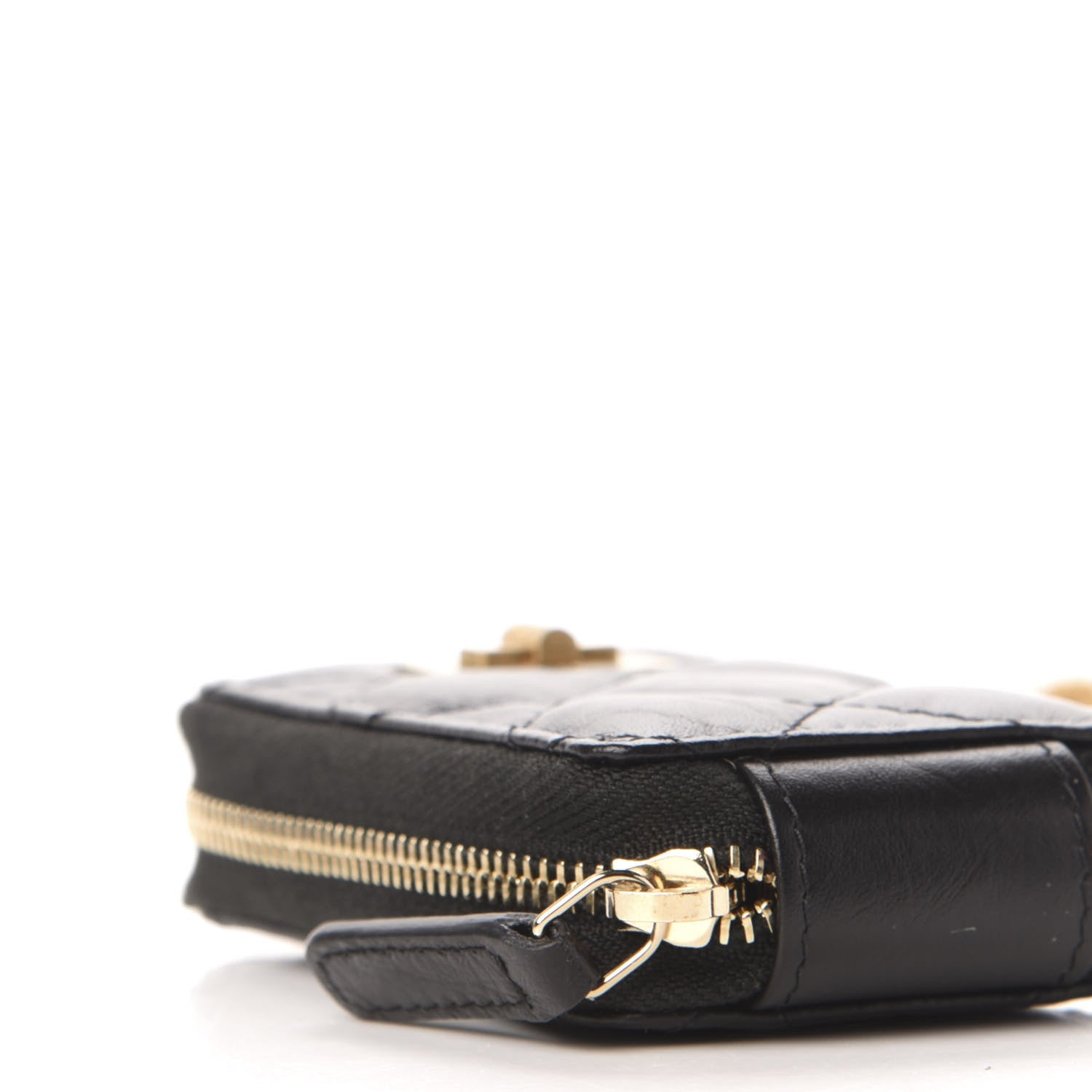Chanel Aged Calfskin Quilted 2.55 Reissue Clutch With Chain Black 8 of 11