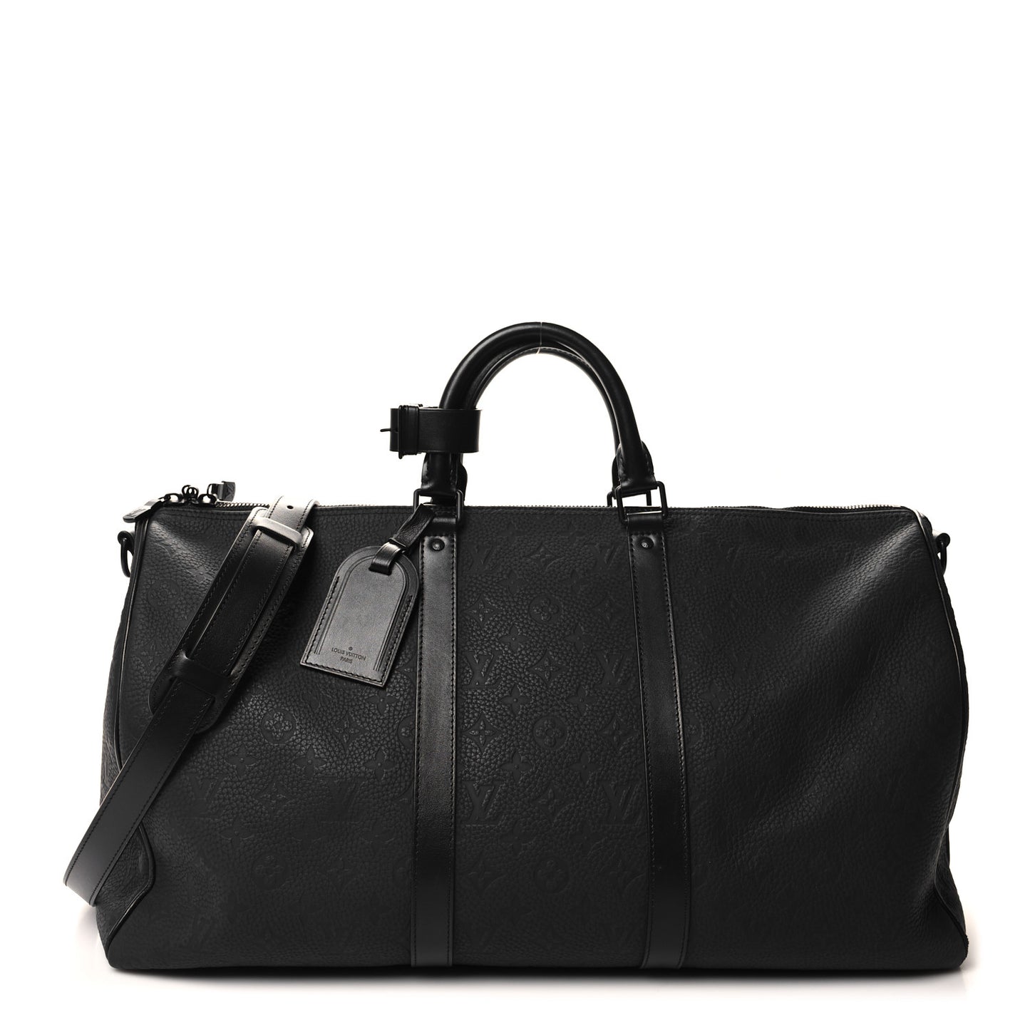 Taurillon Monogram Keepall Bandouliere 50 Black