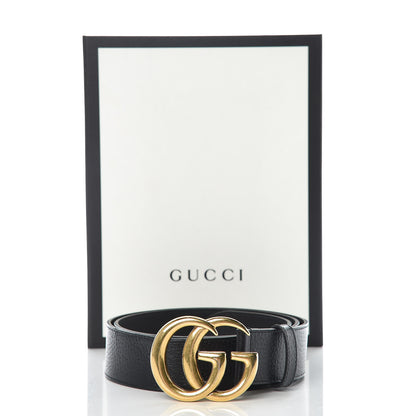 Gucci Textured Calfskin Double G 40mm Belt 95 38 Black 8 of 8