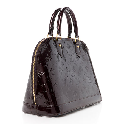 Louis Vuitton Vernis Alma PM Amarante 3 of 14