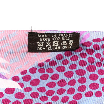 Hermes Silk Under The Waves Twilly Framboise Parme Rouge 4 of 4