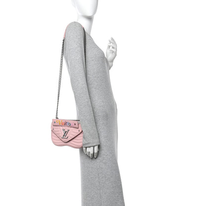 Louis Vuitton Calfskin New Wave Chain PM Smoothie Pink 2 of 10