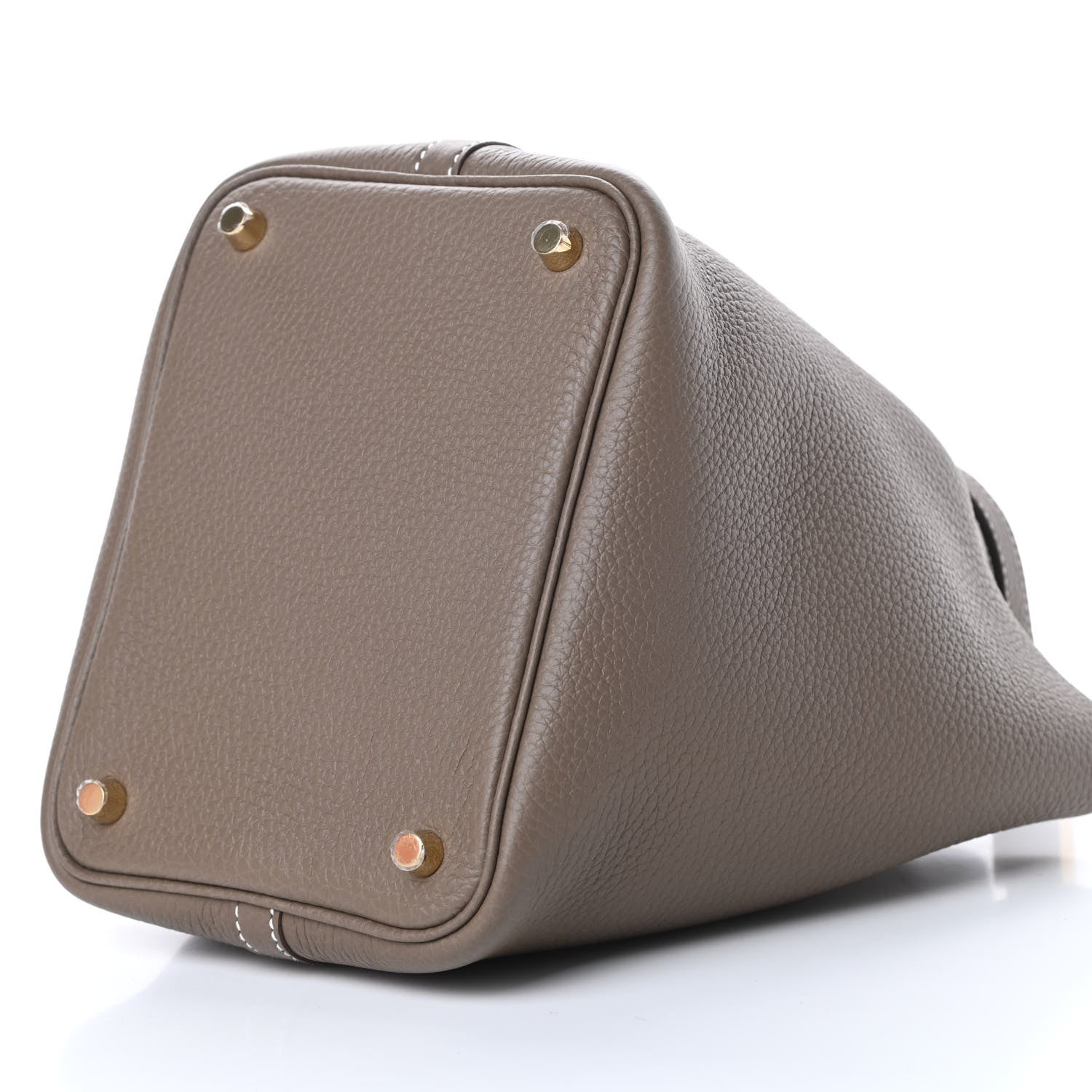 Hermes Taurillon Clemence Picotin Lock 18 PM Etoupe 10 of 11