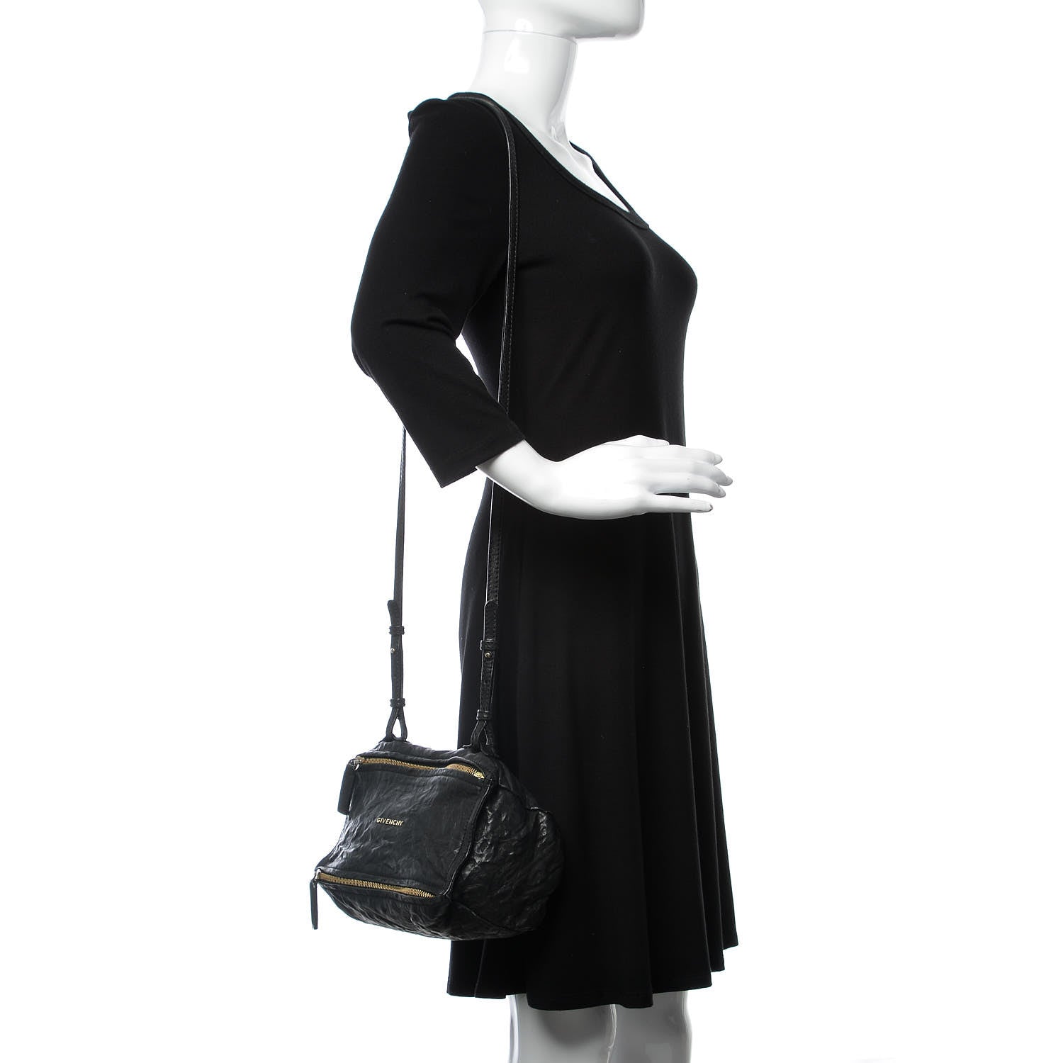 Givenchy Tumbled Sheepskin Mini Pandora Black 2 of 7