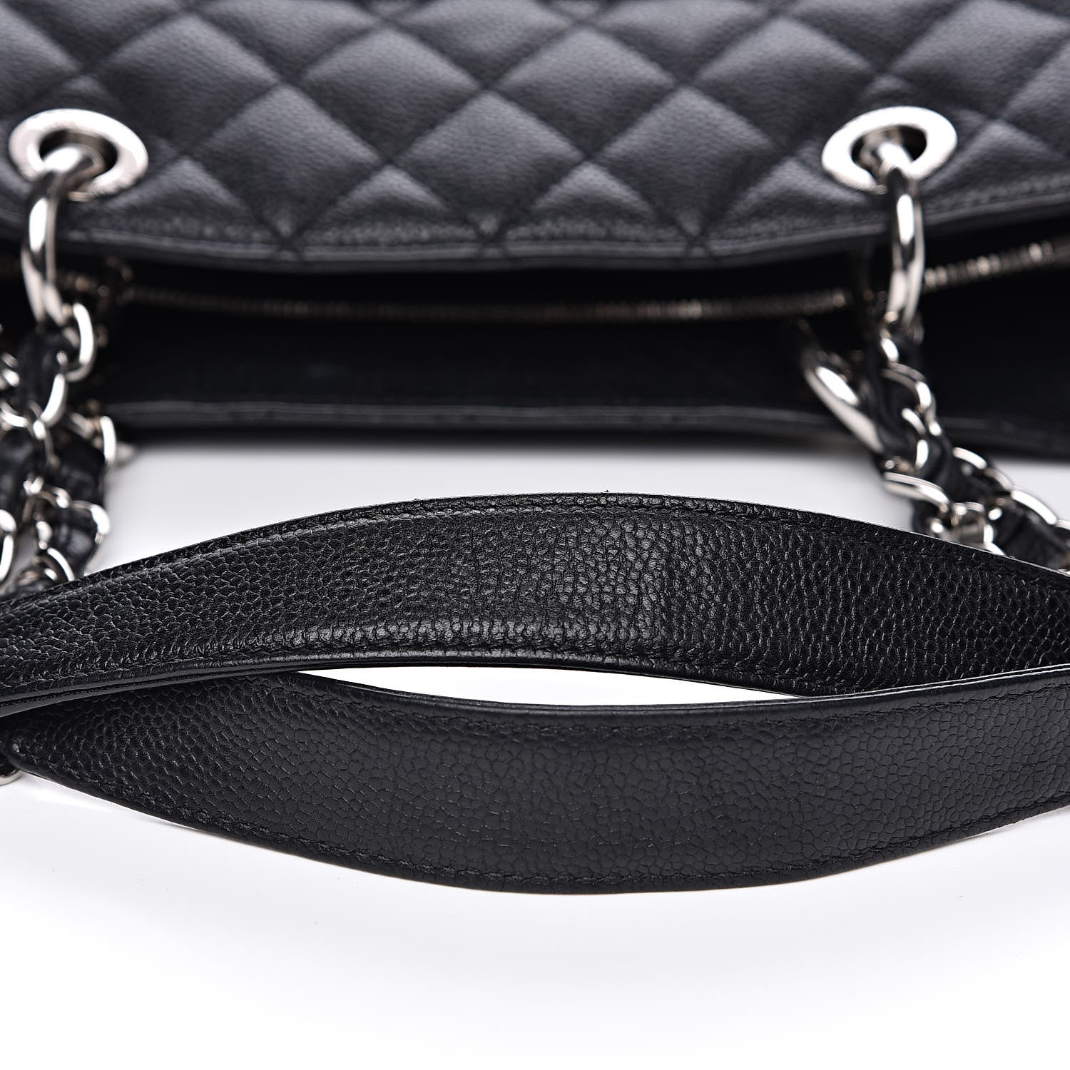 Chanel Caviar Quilted Grand Shopping Tote GST Black 10 of 15