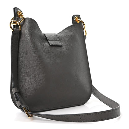 Tom Ford Grain Calfskin Small Tara Crossbody Graphite 3 of 10