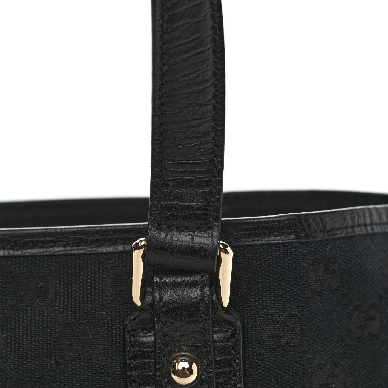 Gucci Monogram Medium Jolicoeur Tote Black 10 of 10