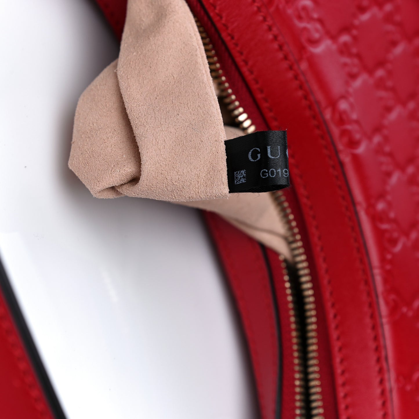 Guccissima Linea A Hobo Red