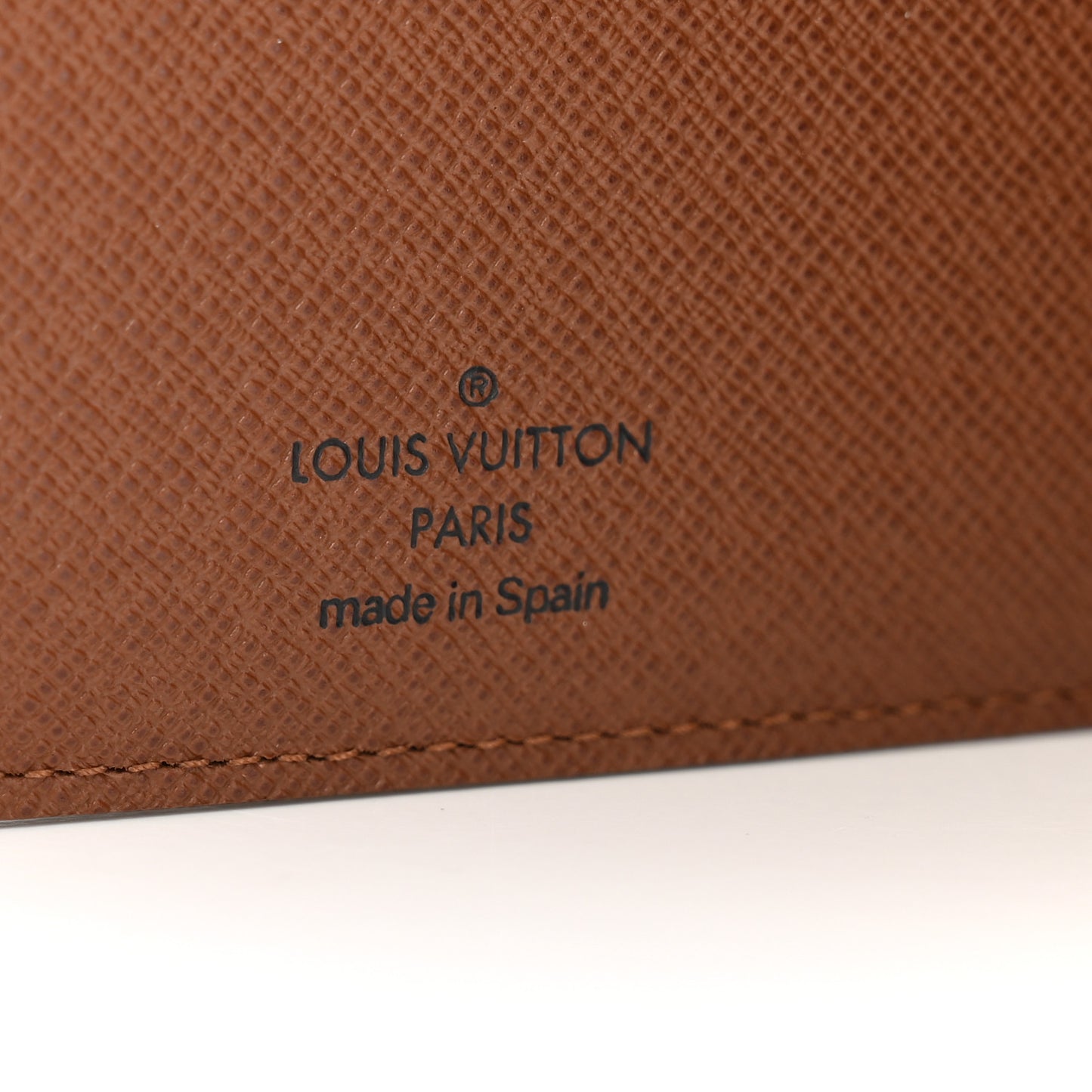 Monogram Desk Agenda Cover