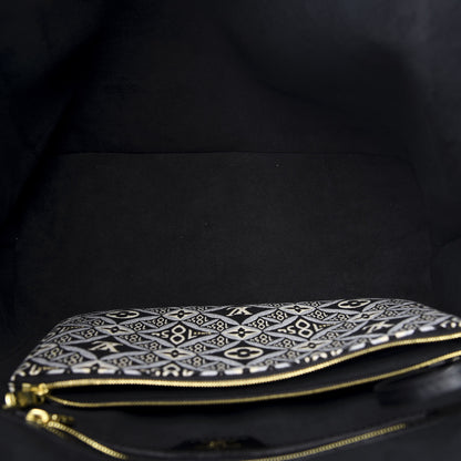 Louis Vuitton Jacquard Since 1854 Neverfull MM Grey 4 of 8