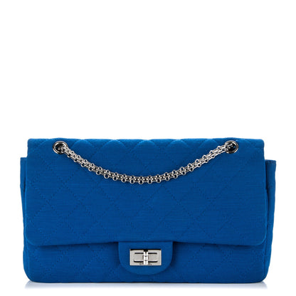 Chanel Jersey Quilted 2.55 Reissue 227 Flap Blue 1 of 9