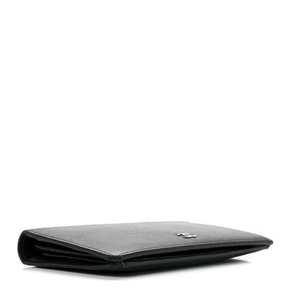 Chanel Caviar Sevruga Yen Wallet Black 3 of 13