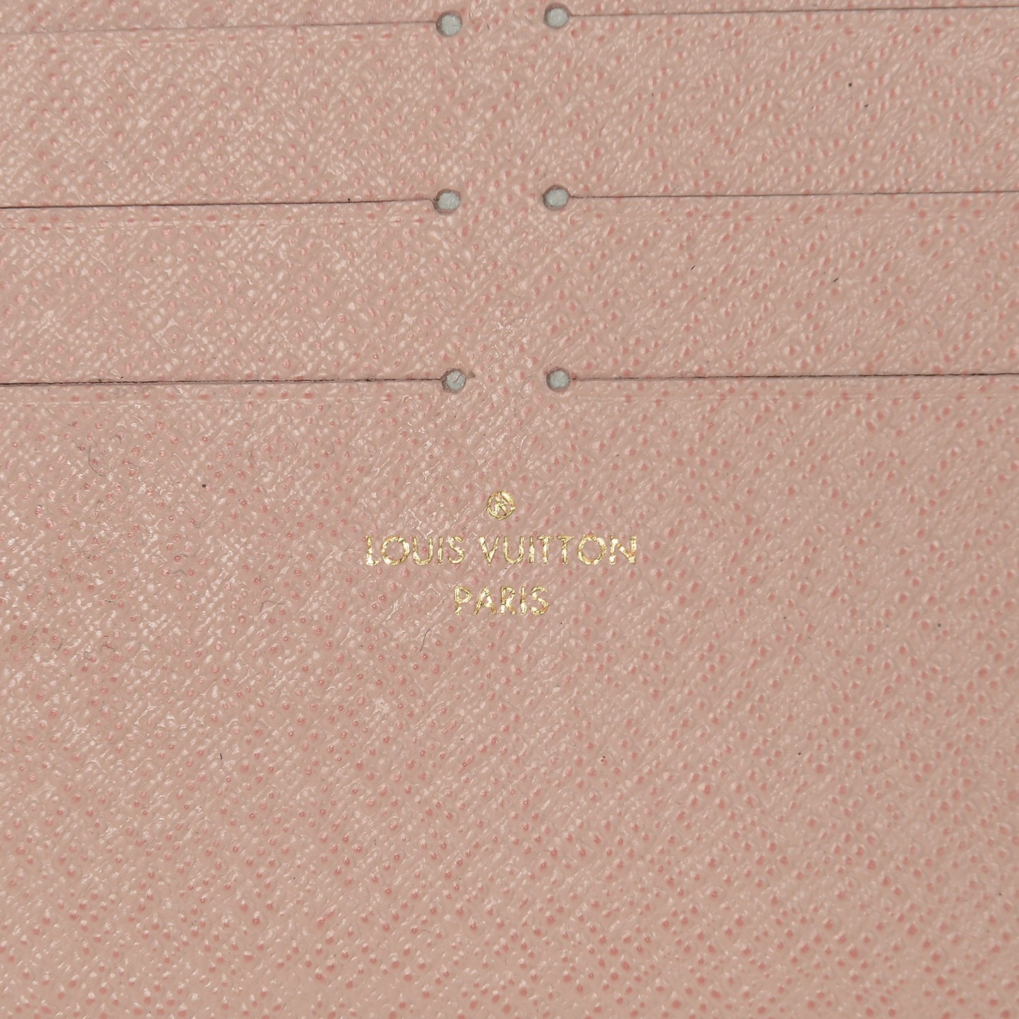 Calfskin Felicie Card Holder Insert Rose Ballerine