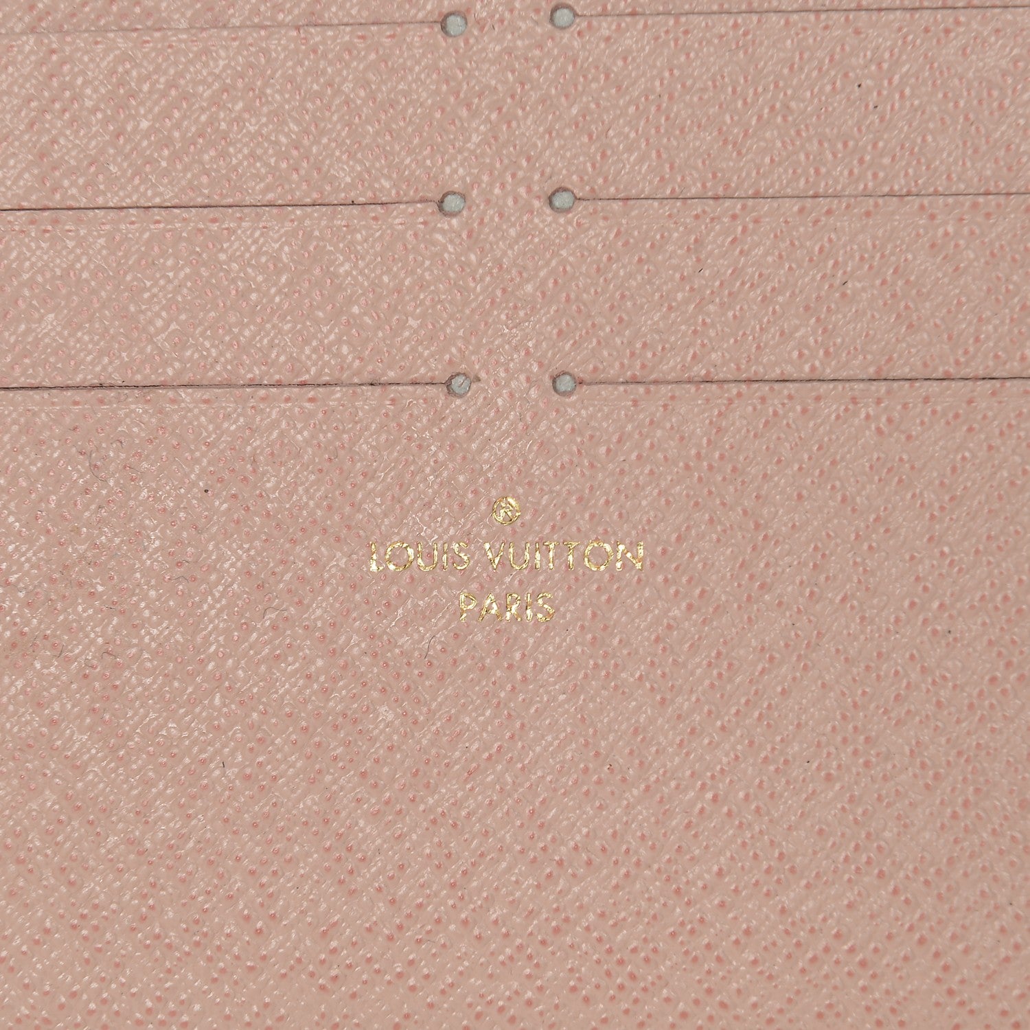 Louis Vuitton Calfskin Felicie Card Holder Insert Rose Ballerine 6 of 6