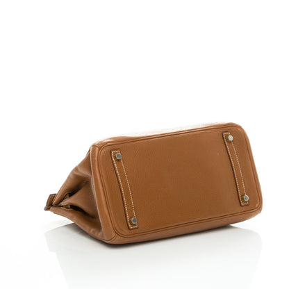 Hermes Taurillon Clemence Birkin 30 Gold 5 of 30