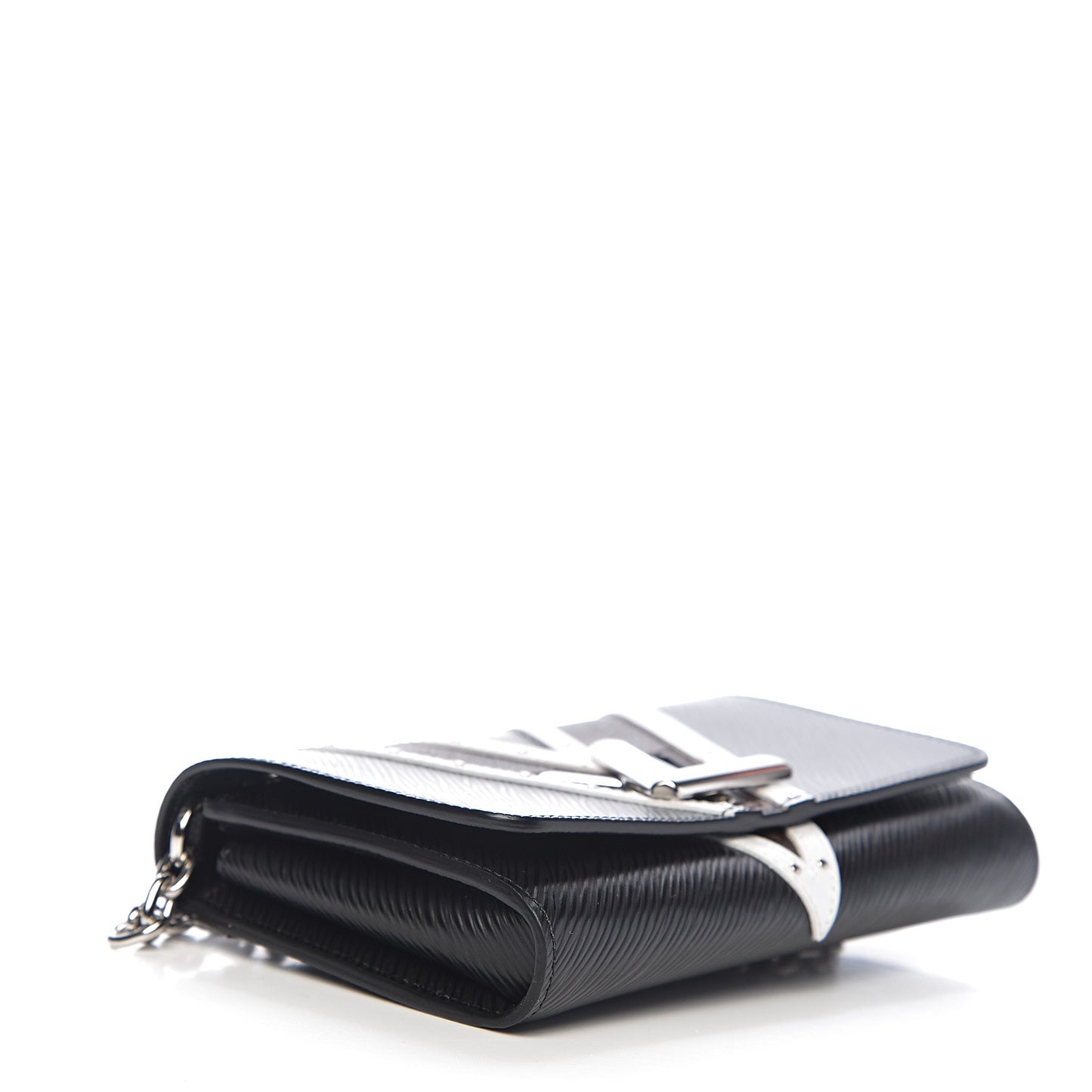 Epi Monogram Studded Twist Chain Wallet Black