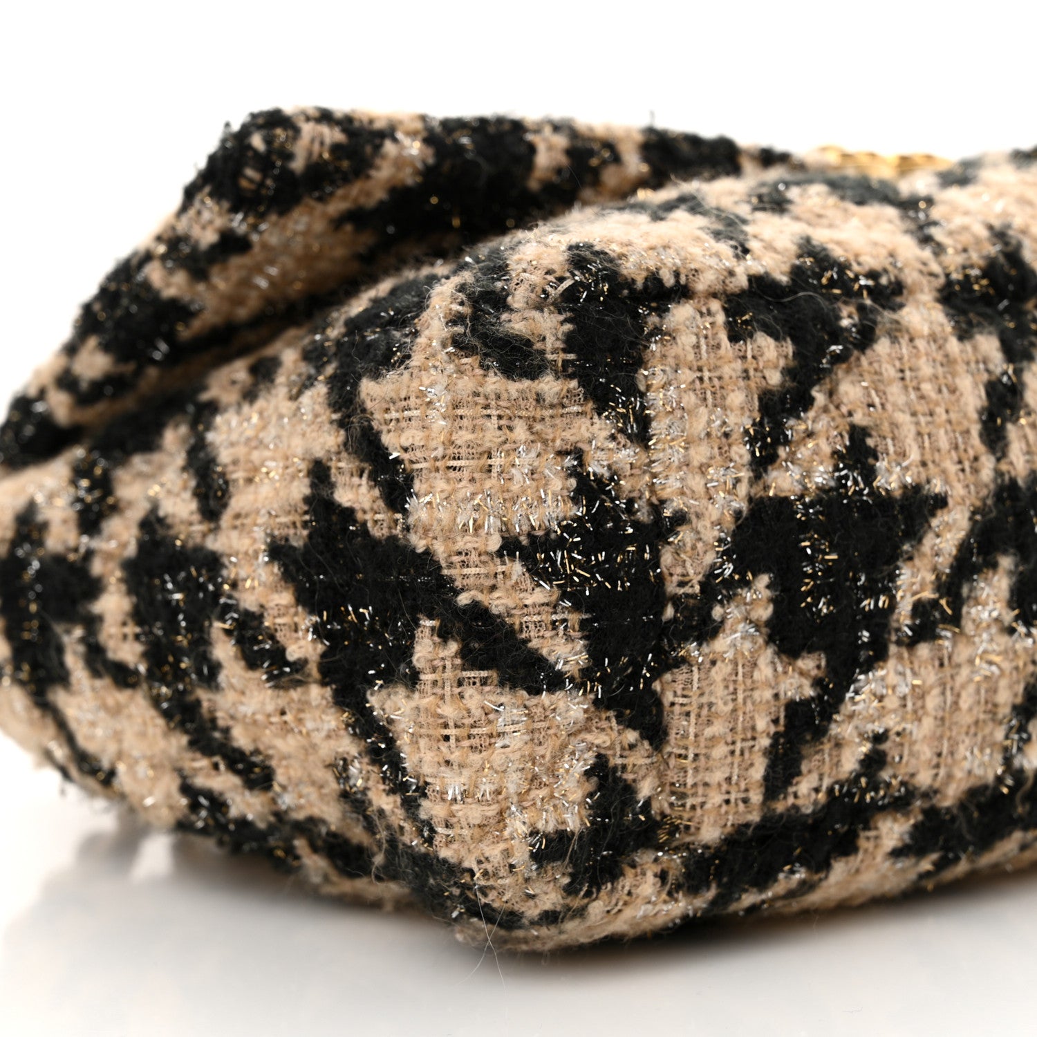 Chanel Tweed Large Chanel 19 Flap Beige Black 9 of 10