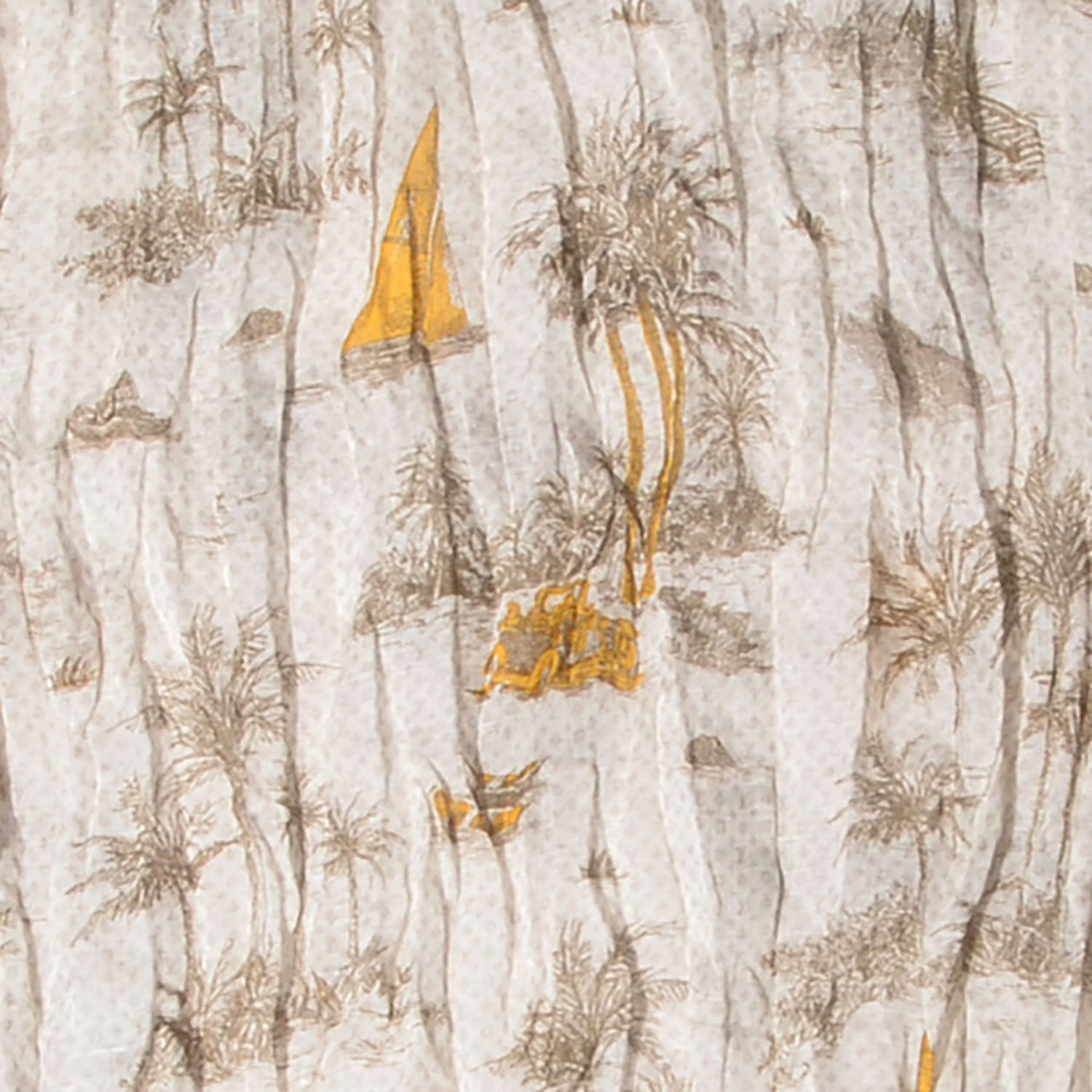Louis Vuitton Cotton Linen Toile Etole De Louis Pareo Beige 3 of 7