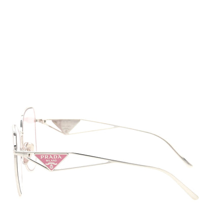 Prada Metal Symbole Triangle Logo Sunglasses SPR57YS Pink 2 of 7
