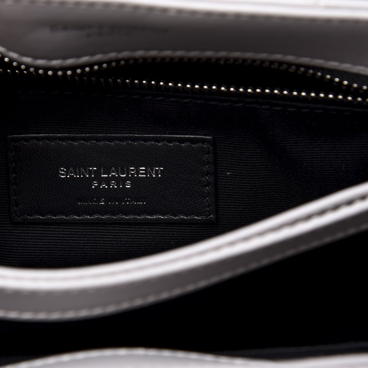 Saint Laurent Calfskin Y Quilted Monogram Toy Loulou Satchel Granite 8 of 10