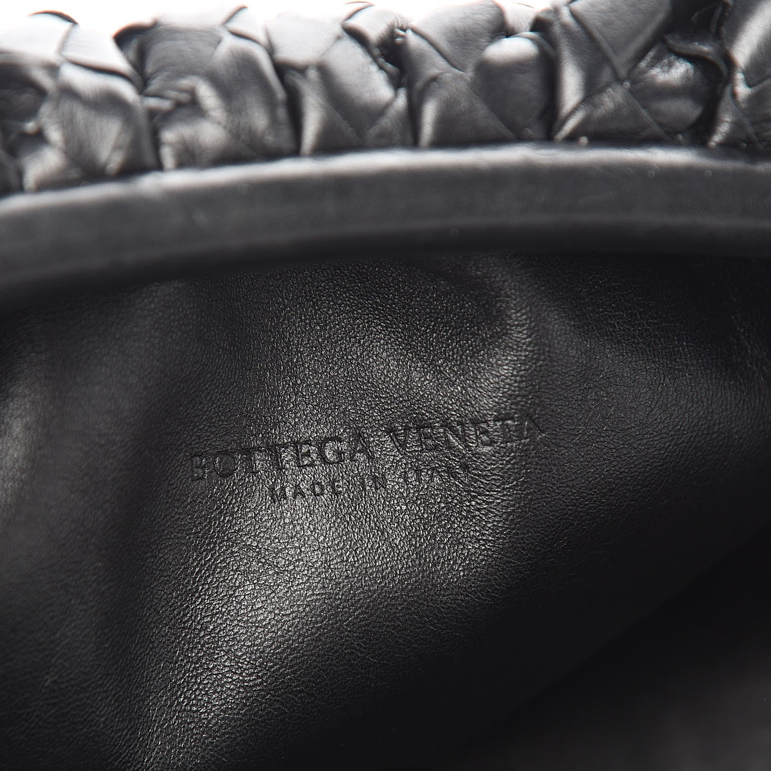 Bottega Veneta Nappa Maxi Intreccio The Pouch Oversized Clutch Black 6 of 9