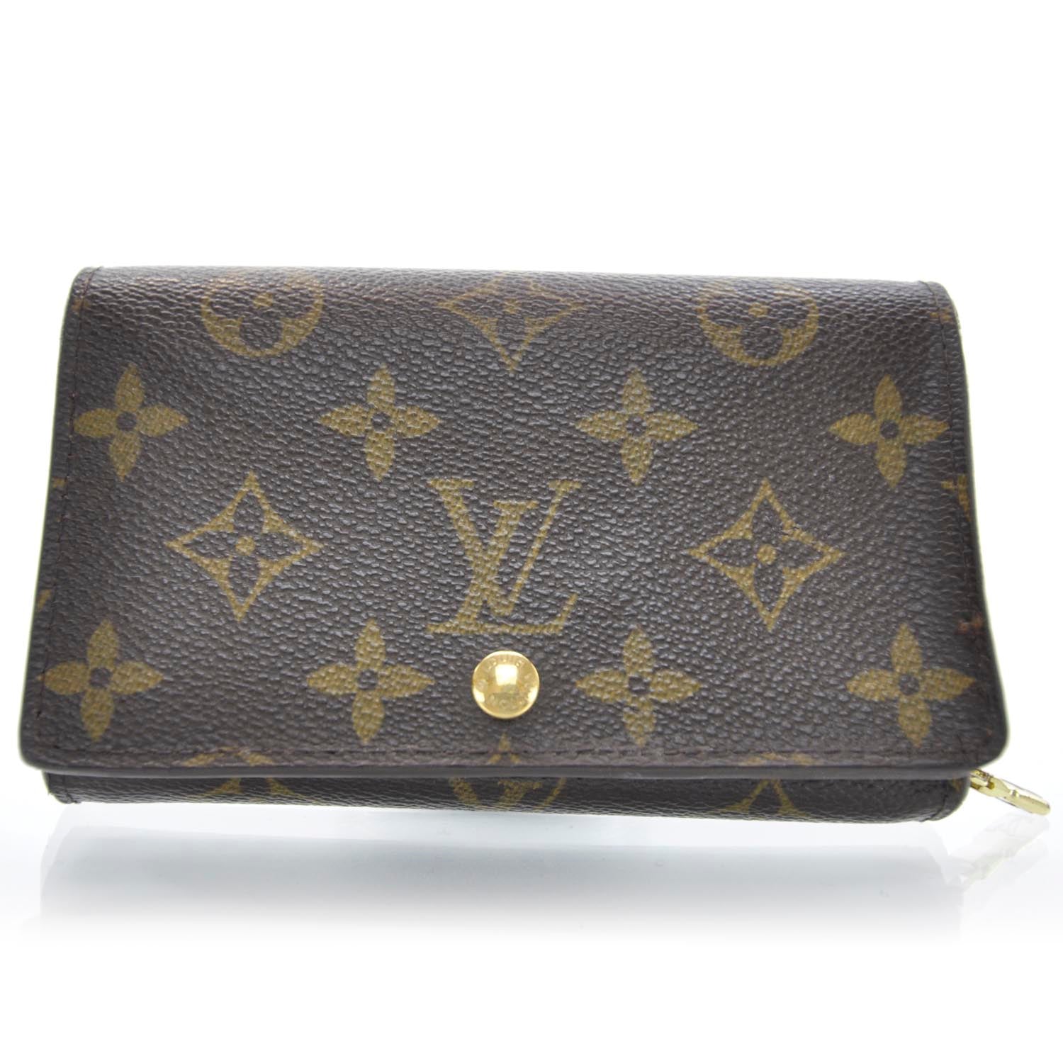 Louis Vuitton Monogram Porte-Monnaie Tresor Wallet 1 of 8