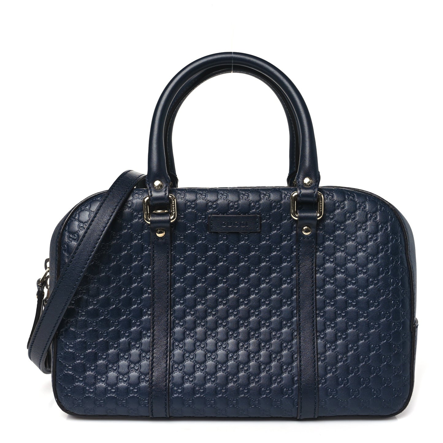 Microguccissima Medium Crossbody Bag Blue
