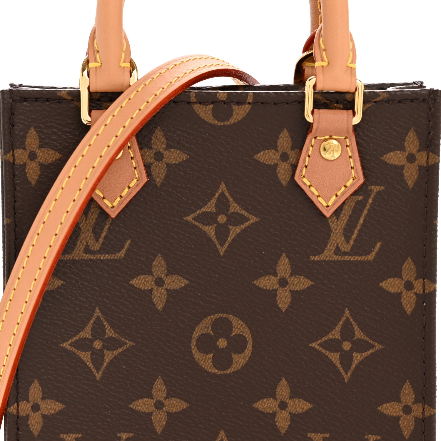 Louis Vuitton Monogram Petit Sac Plat 7 of 10