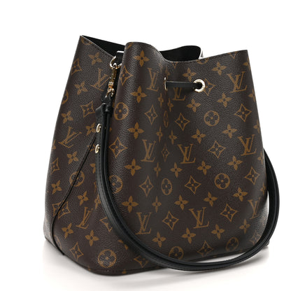 Louis Vuitton Monogram Neonoe MM Black 3 of 10